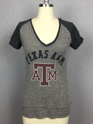 •Texas A&M• Vneck Gray thumbnail 1
