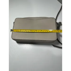 Michael Kors Jet‎ Set Travel Small Crossbody Bag Beige Saffiano Leather thumbnail 11