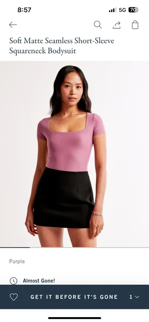 Abercrombie & Fitch Soft Matte Bodysuit thumbnail 4