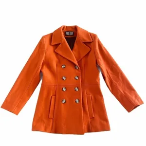 PAUL LEVY Vintage Wool Double Breast Coat Size M NEW thumbnail 4
