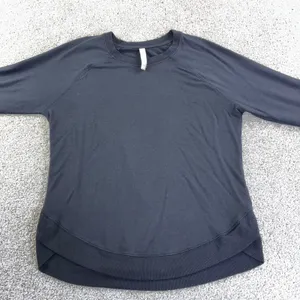 Athleta Topanga Womens M Black Long‎ Sleeve Sweatshirt Pullover Athletic Yoga thumbnail 1
