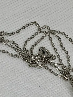 xhilaration peace sign pendant necklace pocket watch silver tone quartz running thumbnail 4