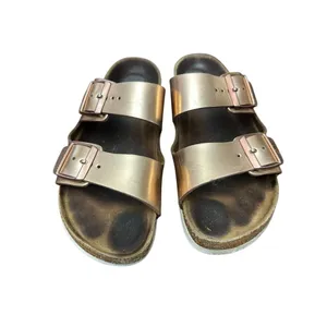 Birkenstock Sandals Flats Metallic Copper Size 41 US10.5 thumbnail 2