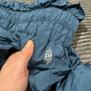 Free People Movement Running Shorts Womens Large Blue Activewear Lined Workout thumbnail 2