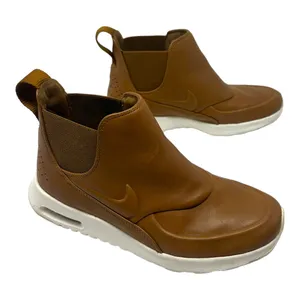 Nike Air Max Thea Mid Leather Tan Slip-On Sneakers Size 6.5 thumbnail 5