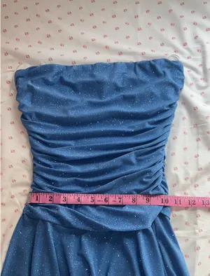 Windsor Blue Mini Sparkly Dress thumbnail 3