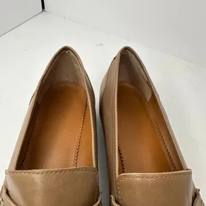Franco Sarto Women size 9.5 Taupe Leather A Jolette Penny Loafers Flat Classic thumbnail 8