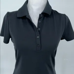 Nike Golf Tour Performance Women's Black Button Down Shirt Size Small thumbnail 4