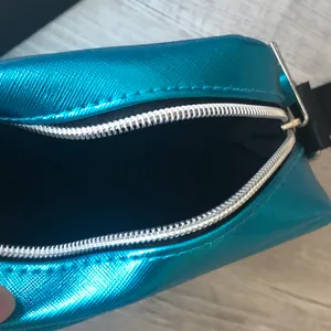 Metallic Blue Crossbody Bag thumbnail 3