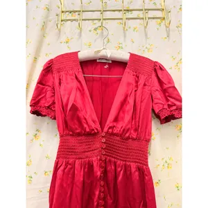 Reformation Alexea Maxi Dress Red US 2 Birthday‎ Romantic Date Night Party thumbnail 7