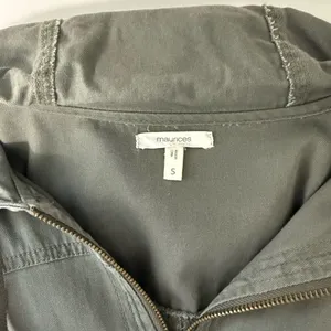 Maurices Anorak Jacket Solid Olive Green Hooded Utility Outdoors thumbnail 11