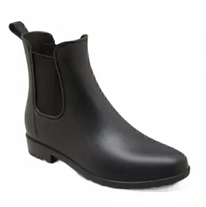A New Day Waterproof Chelsea Rain Boots Black thumbnail 1