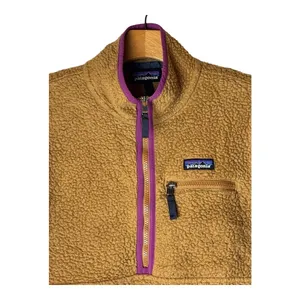 Patagonia Sweatshirt Women XS Brown Retro Pile Fleece Pullover Gorpcore Outdoor‎ thumbnail 4