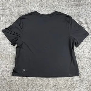 Lululemon Ultralight Waist Length Tee Women's 6 Black thumbnail 6