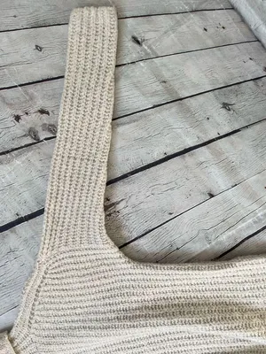 Beige High Neck Longline Sweater thumbnail 6