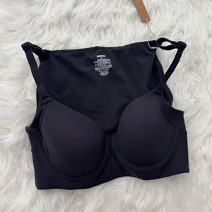 Skims Fits Everybody Back Smoothing Full Coverage Bra Onyx Size 32A thumbnail 2