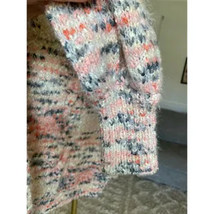 Skye’s The Limit Boucle Sweater Knit Pullover Multicolor Fuzzy Cozy Buttery Soft thumbnail 4