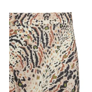 Womens Size 6 ALLSAINTS Raya Arietta Animal Print Ruffled Midi Maxi Skirt thumbnail 3