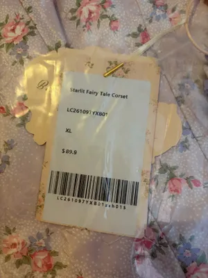 NEW LaceMade Starlit Fairy Tale Corset Top Size XL thumbnail 9