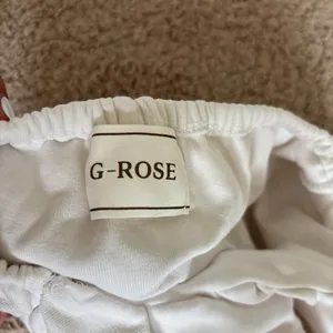 white scrunched halter top thumbnail 3