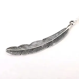 NEW‎ Boho Silver Multilayer Turquoise Leaf Necklace, 16-18” thumbnail 4