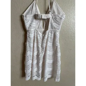 For Love and Lemons Mimi Mini Dress White Lace Bustier Womans S thumbnail 10