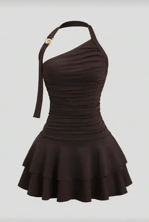 Brown Dress ZARA Mini thumbnail 1