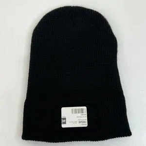 Dolls Kill Knit‎ Beanie Hat Black Goth Punk Lolita Death Metal Spell Out Patch thumbnail 5