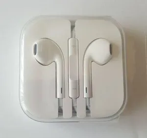 White Apple EarPods Headphones With Volume Control thumbnail 1