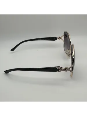 Jessica Simpson Gold Tone Square Gradient Sunglasses Black Temples thumbnail 8