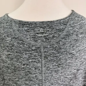 Beyond Yoga Gray Spacedye Poncho Top High‎ Low Relaxed Activewear USA Made Large thumbnail 8