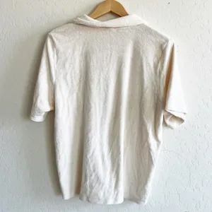 Aritzia Wilfred Free Sunny Shirt Short-sleeve terry button-up thumbnail 3