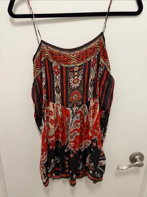 Isabel Marant Étoile Mixed Print Boho Cami Tank Top thumbnail 5