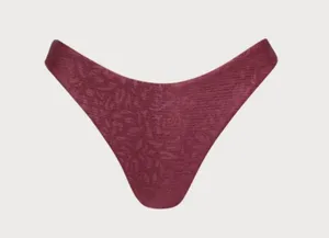 Berlook Burgundy Jacquard Bikini Bottom ONLY 52 thumbnail 7