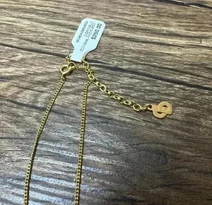 Christian Dior Vintage Logo Oval Pendant Necklace thumbnail 5