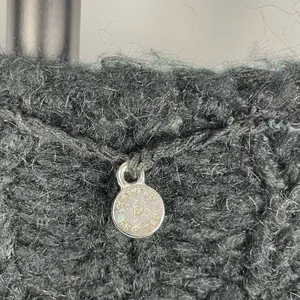Anthropologie Knitted & Knotted Black Knit Sequin Sunstitch 3/4 Sleeve‎ Sweater thumbnail 3