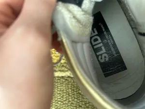 Golden Goose Slide High Top Sneakers Shoes Gold Sequins Star Leather US Size 7 thumbnail 6