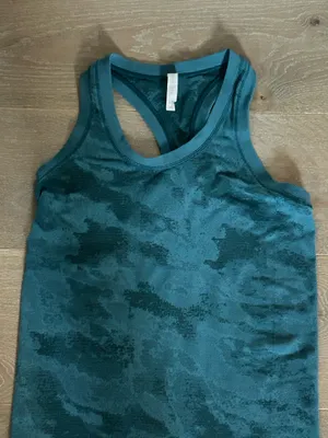 Teal Athleta Tank Momentum Camo thumbnail 2