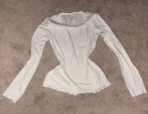 Target, long sleeve white top thumbnail 1