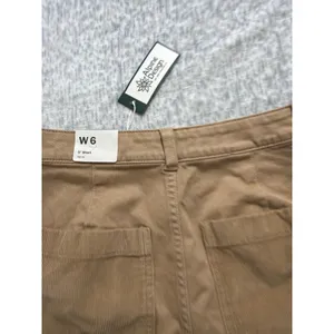 Alpine Design Womens Mixed Fabric Utility Shorts Sahara Sand ADW24806 Size 6. thumbnail 6