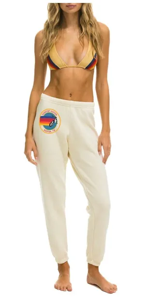 Aviator Nation Austin Sweatpants - Vintage White thumbnail 1