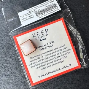 Keep Collective Charm Quartz Pyramid New Pink thumbnail 1