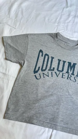 Trademark Brooklyn Cloth Columbia University Cropped T shirt thumbnail 2
