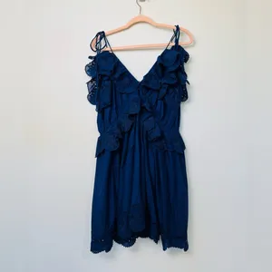 & OTHER STORIES Embroidered Strappy Mini Dress thumbnail 9