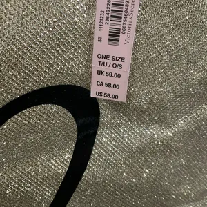 Nwt Victorias Secret Glittery‎ Gold Xl Tote thumbnail 6