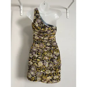 Zara Whimsical Dress wedding guest fall dress thumbnail 2