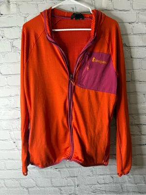 cotopaxi otero Women's Bright Orange Jacket with Purple Chest Pocket size XL thumbnail 1