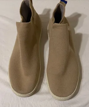 Rothy's The Chelsea Camel Knit Pull On Ankle Boots Womens 8 thumbnail 1