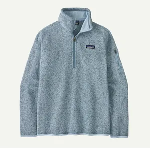 Patagonia Women's Heathered Sky Blue Half-Zip Fleece Pullover thumbnail 3