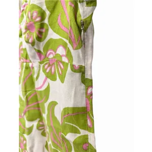 Boden Tunic Dress Sz 4 Floral 100% Linen 3/4 Sleeve Womens Tropical #JJJ15-2 thumbnail 5